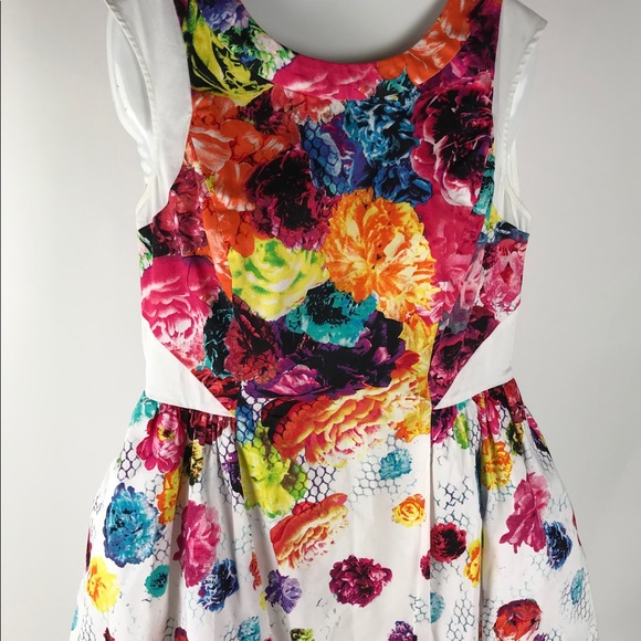 Prabal Gurung For Target Floral Crush Dress Sz 8 - Picture 3 of 6